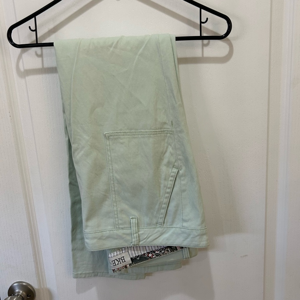 BKE mint green jeans
